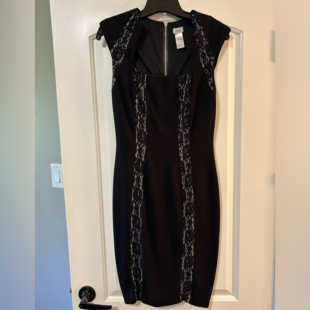 Square Neck Knee Length Cocktail Dress